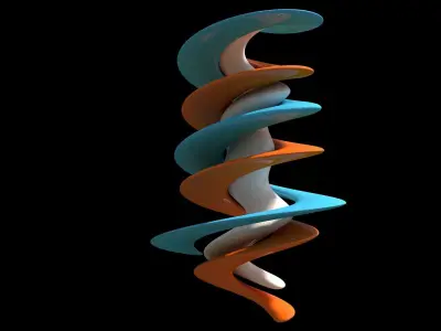 Abstract Sculpture 0001 Free 3D model