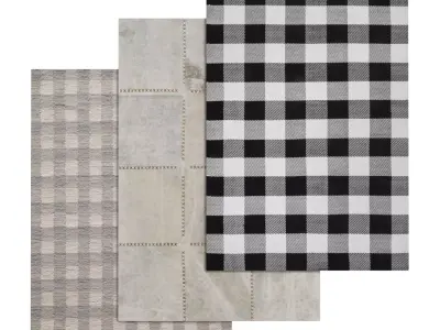 Rug Set 1233 3D model