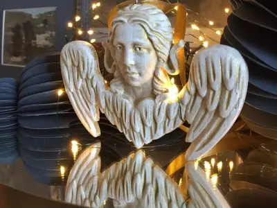 Angel Bas-Relief 3D print model