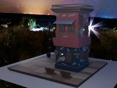 Old House 3D print model