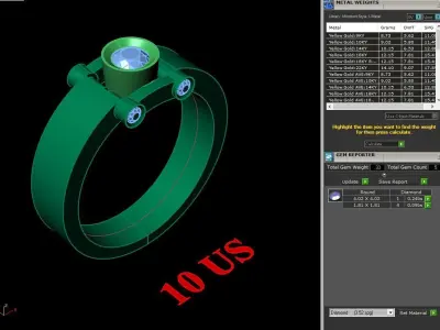 Luxury Men Rings Designs 5MR016 3D print model
