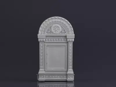 001574 raw 3D scan of a hanging icon case kiot 3D model