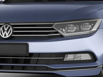VW Passat Variant 2015 3D model