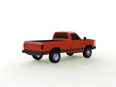 DODGE RAM D250 1989 TRUCK 3D print model