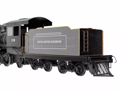 Steam Train 3D model purchase