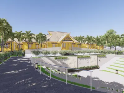 The Museum Building Of Sambas Cultural Centre 3D model