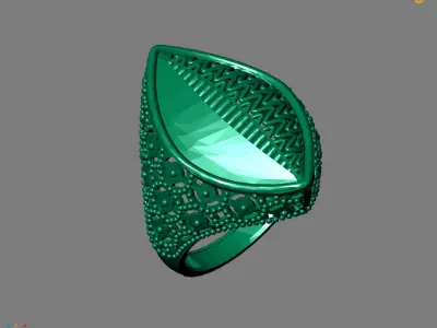 Women Plain Ring Ready STL Models Womens Ring 3d models 3D print model 33