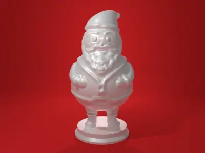 Sculpture of Santa Claus 3D print model