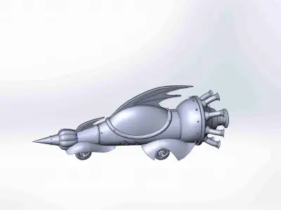  Wacky Races - the mean machine Free 3D print model