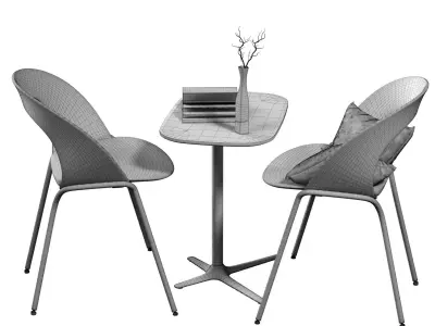 Davis Mudra Lift Table Set 3D model