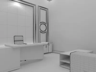 3D Office design 3D model