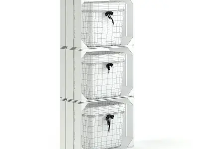 Basket Shelf 3D model