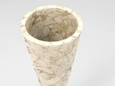 Fihh Vase Low-poly 3D model