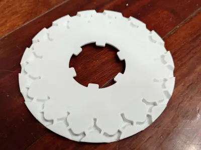 BBS RG032 Waffle and Nut Set 3D print model