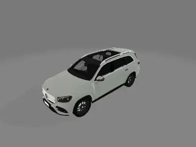 mercedes-benz mercedes suv Low-poly 3D model