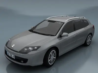 Renault Laguna kombi Low-poly 3D model