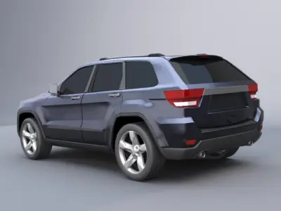  Jeep Grand Cherokee 2011 suv vehicle 3D model