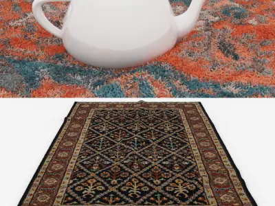 Rugs No 1011 Low-poly 3D model