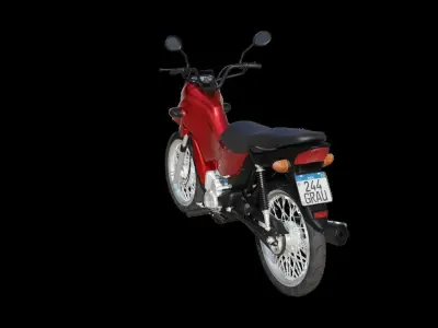 Moto Pop 110i Para Jogos Mobile ou PC Low-poly 3D model