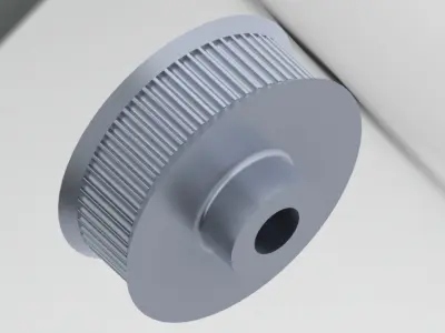 GT2 Pulley 60 tooth 8mm diameter 3D print model