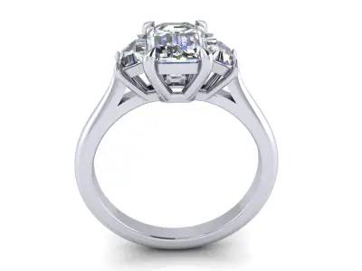 Woman Wedding Ring  3D print model purchase