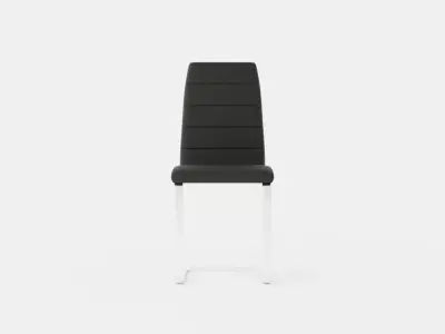 Cibus Dining Chair Artificial Leather Low-poly 3D model