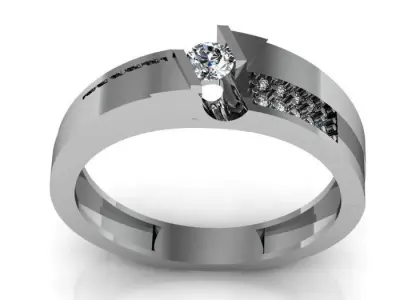 man ring 3D print model