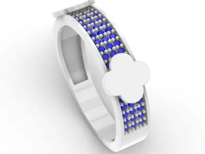Jewelry Diamond Ring Model RG03 Free 3D print model