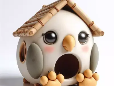 Parrot Home Pot 3D Model 3D print model