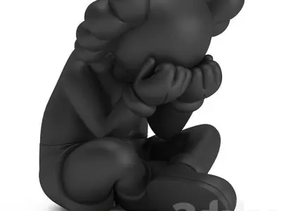 Kaws Sitting 3D model