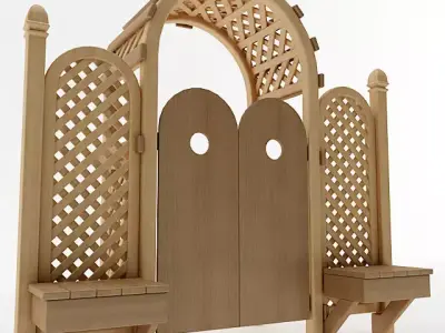 Arbor Trellis Style 5 3D model