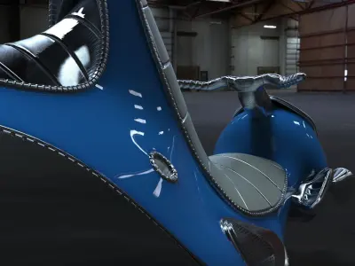 Retro Hover Concept 3D model