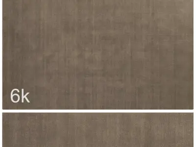 Carpet set 22 - Plain Brown Wool Rug - 6K 3D model