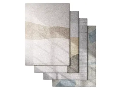 Carpet set 70 3D model