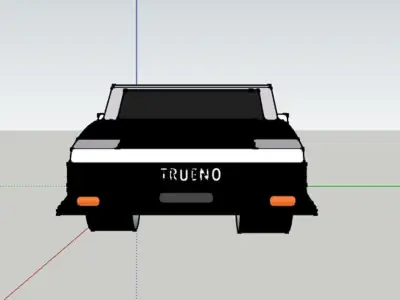 toyota trueno ae 86 Low-poly 3D model