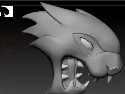 Hell cat 3d Model 3D print model