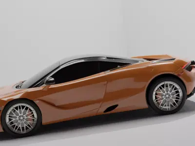  McLaren 720 spider  3D model