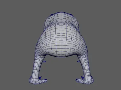 Slow Loris Body Base 3D model