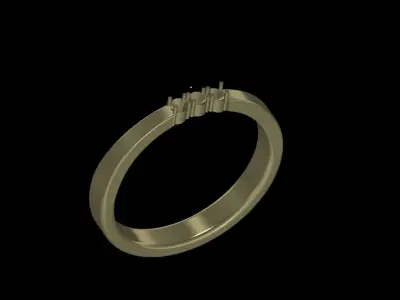 Anillo 3 puntos 3D print model