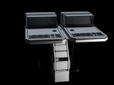 Sci-Fi Terminal Free 3D model