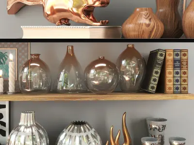 Decorative set 04 3D model