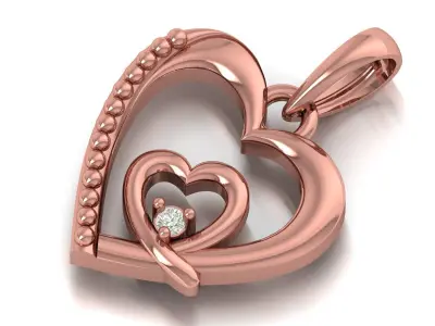Pendant Necklace 3D print model 3