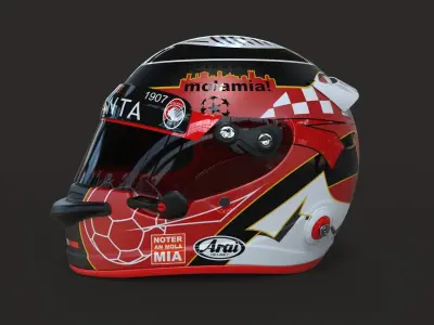 Helmet motorcycle Arai 3d model 3D model