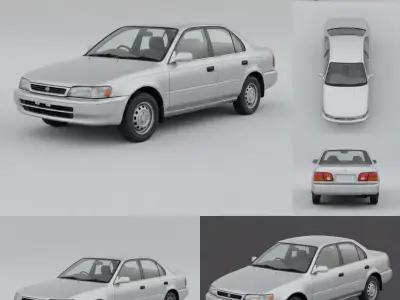 Ultimate Car 3D Model Low-poly 3D model