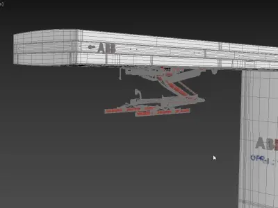 Bus and Truck Charging Station 3D model