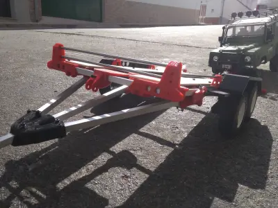 Trailer for crawler or rc car 3D print model