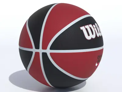 Wilson Chicago Bulls Basketball 3D model
