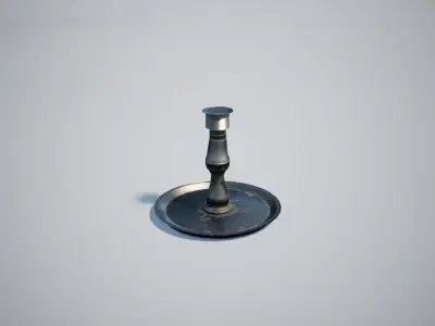 Candles Asset Pack Low-poly 3D model