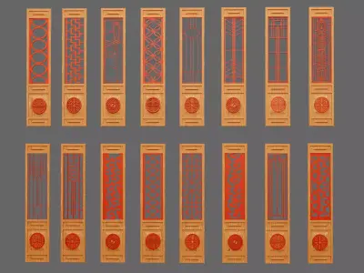 Chinese Decorative Element 3D model