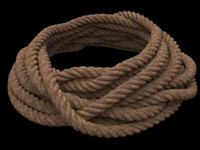 Rope Pile 3D model